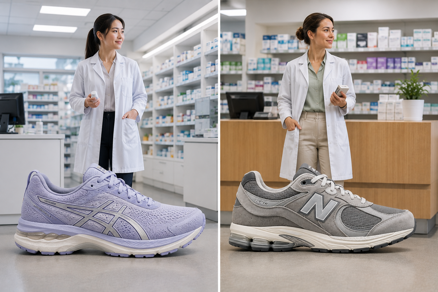 ASICS vs New Balance for Pharmacists