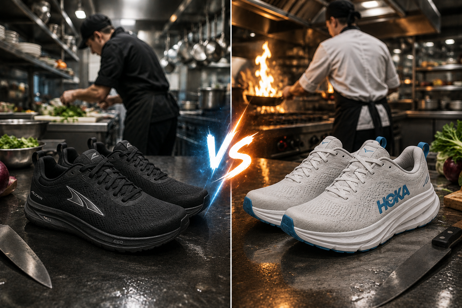 Altra vs Hoka for Chefs