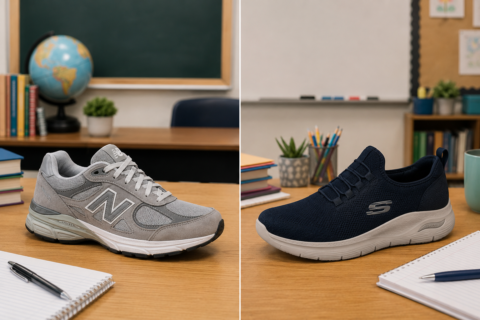 New Balance vs. Skechers for Teachers