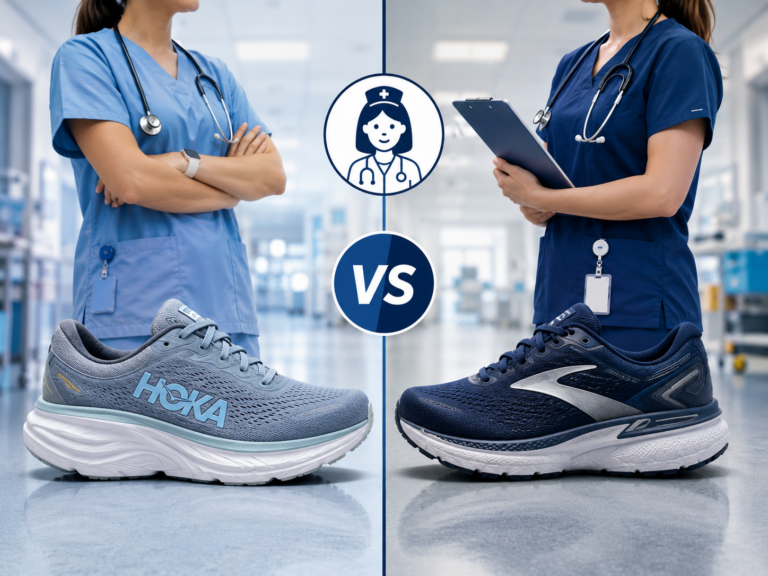 Hoka vs Brooks for Nurses